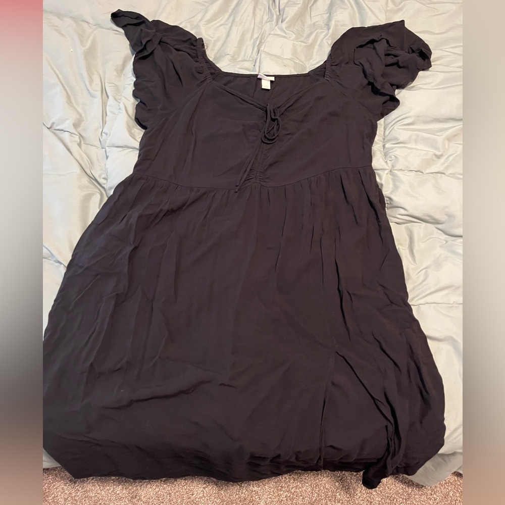 Ava viv black long dress